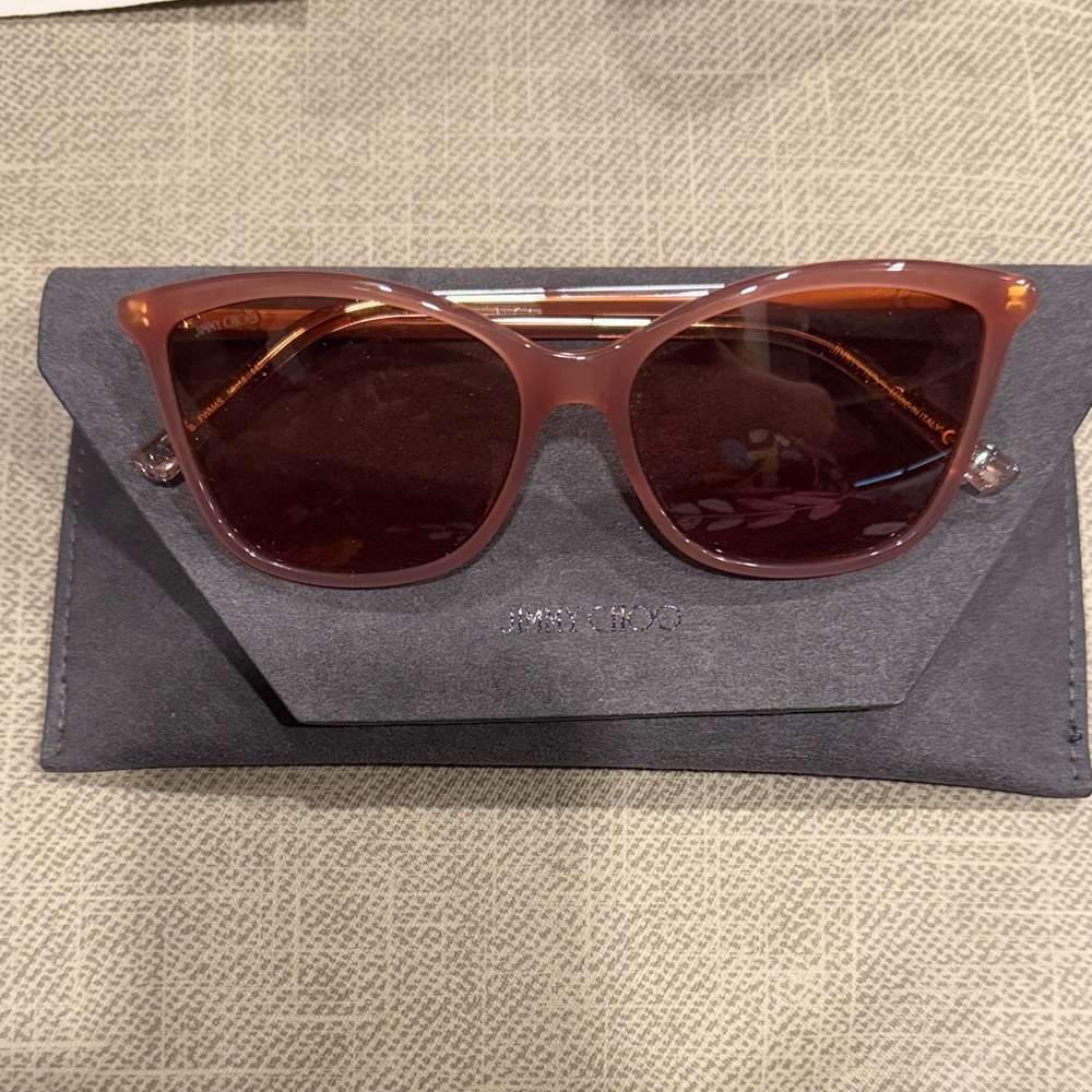 Jimmy Choo Purple Sparkle Sunglasses